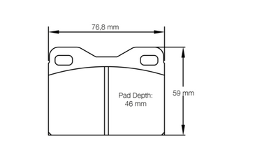Pagid Racing Brake Pads No. 4623 - Competition Motorsport